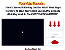 Tablet Screenshot of actingcareerquickstart.com